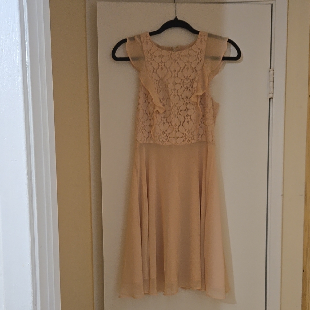 Elegant Lace Sleeveless Dress